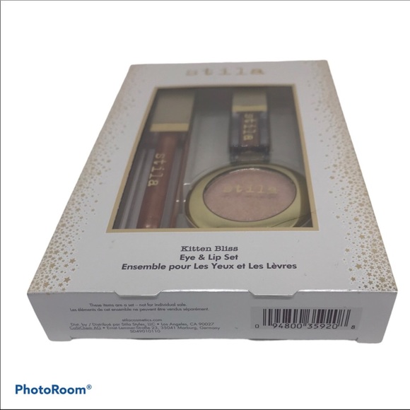 STILA KITTEN BLISS EYE & LIP 3 pc BOX SET new holiday gift stocking stuffer - Picture 2 of 7